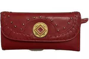 Vintage Rolfs tahiti slim wallet in Raspberry - Picture 1 of 9