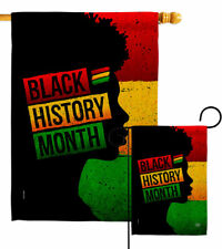African History Month Garden Flag Cause Support Decorative Yard House Banner