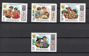 Juego de sellos Boyscouts/Scouts/Jamboree de Granada 1972 (Michel 484/87) montados sin montar o nunca montados - Imagen 1 de 1