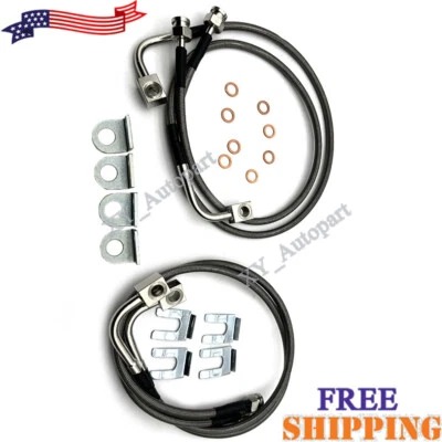 Kit de linha de freio SS 89716 para Jeep Wrangler JK 07-18 2-6" elevação dianteira+traseira estendida - Imagem 1 de 4