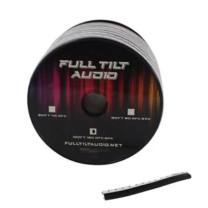 Full Tilt Audio 12GA White/Black 100'  OFC Oxygen Free Copper Speaker Wire Lot - Picture 1 of 2