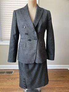 Women’s Ann Taylor 2-piece charcoal Grey Suit - Picture 1 of 9