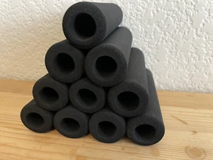 Foam Handlebar Grips - Tube Sponge Foam - Fits 3/4" handle (lot of 10 pieces) - Picture 1 of 12