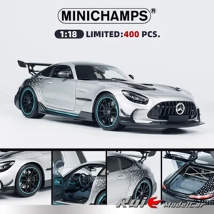 Minichamps 1:18 Mercedes-Benz AMG GT 2021 Silver Limited Edition Car Model - Picture 1 of 11