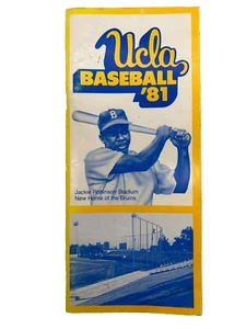 UCLA Bruins Baseball Vintage 80s 1981 Media Guide NCAA - Picture 1 of 4