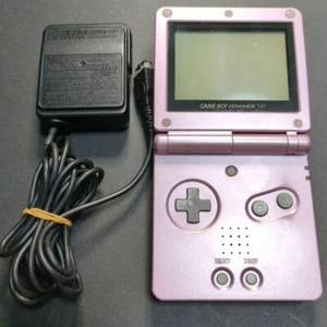 Nintendo Game Boy Advance SP GBA SP Pearl Pink Console Japan tested and working - Picture 1 of 10
