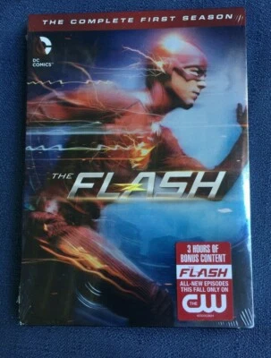 NEW CW THE FLASH COMPLETE FIRST 1ST SEASON 1 ONE SUPERHERO TV 5 DISC DVD 2014 - Image 1 of 3