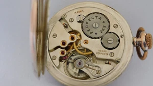 PERFECT Taschenuhr Silver Pocket Watch A179 - Picture 1 of 17