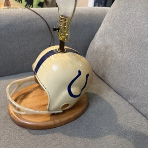 Rare Vintage 1960’s Baltimore Colts Football Helmet Lamp - All Original - Bild 1 von 10