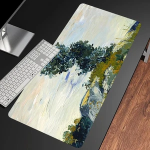 Tapis de bureau XXL Van Gogh « The Starry Night » Nature clavier PC tapis de souris de jeu - Photo 1/1