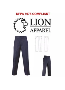 NUEVO Pantalones de uniforme para mujer Lion StationWear Deluxe azul marino 12x36 NFPA 100 % algodón - Imagen 1 de 5