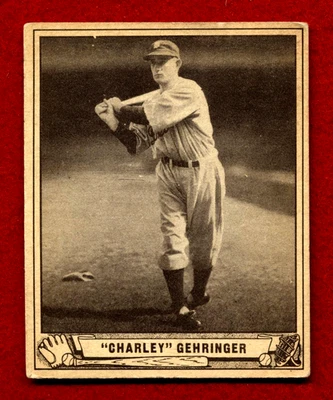 1940 Play Ball - Charlie Gehringer #41 VG++ NICE CARD - Image 1 of 2
