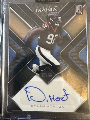 2023 Wildcard Auto Mania Dylan Horton 2/2 Blue & Gold 2/2 - Image 1 of 3