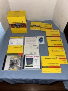 Rosetta Stone German Deutsch Total Set Levels 1-5 by Version 3 No Headset - Picture 1 of 24