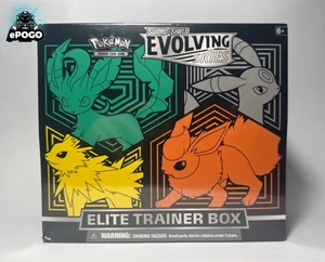 SEALED Evolving Skies ETB Pokémon TCG Umbreon / Jolteon  / Flareon SHIPPED TODAY - Picture 1 of 10