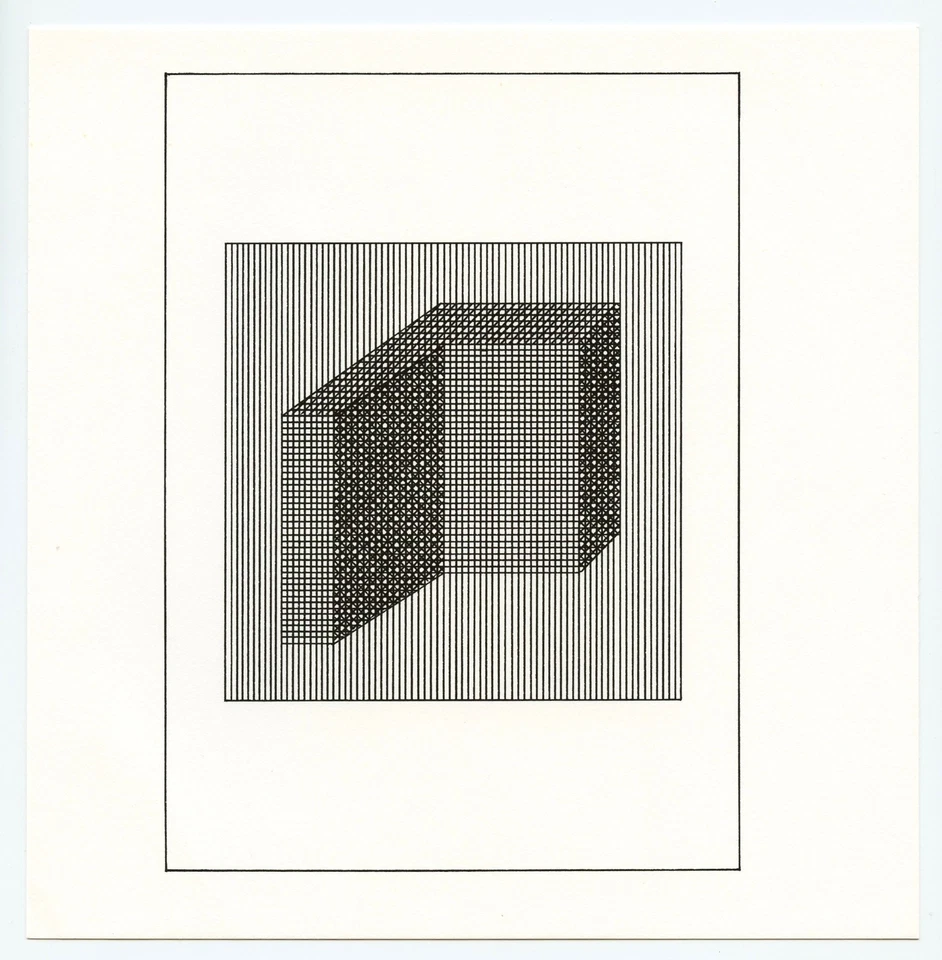 Sol LeWitt шелкография - напечатано в 1984 d - Изображение 1 из 1