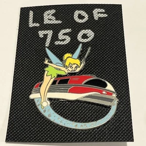 Disney Pin Trading Pin Tinker Bell Monorail LE750 LE 750 New on Card MINT v23 - Picture 1 of 4