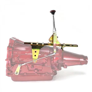 Push Button Transmission Shifter Kit with 6 Chrome Arm for Ford AOD - Picture 1 of 15