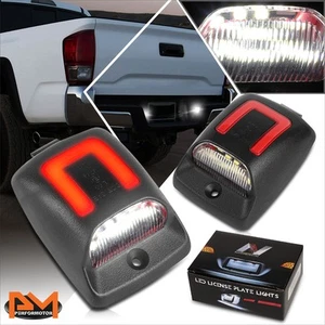 Nuvision White/Red C-Bar LED License Plate Light for 00-15 Toyota Tundra/Tacoma - Bild 1 von 7