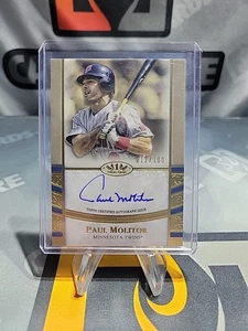 2021 Topps Tier One Auto Paul Molitor #T1A-PMO Auto HOF /100 - Picture 1 of 2