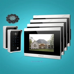 HOMSECUR 7" Wired Hands-free Video&Audio Smart Doorbell+Recording & Snapshot - Picture 1 of 9