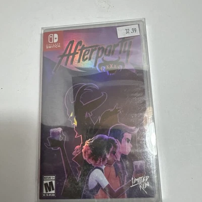 Afterparty Nintendo Switch SEALED Limited Run Games LRG With Poster - Image 1 of 4