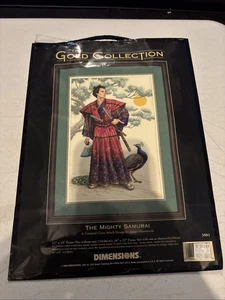 Dimensions Gold Collection THE MIGHTY SAMURAI Counted Cross Stitch Kit 3881 Read - Picture 1 of 6