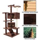 52''Cat Tree Kitten Tree Tower Condo Furniture Scratch Post Kitty Pet House Play