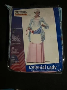 Colonial times Female dress, mop cap and flag - Picture 1 of 2