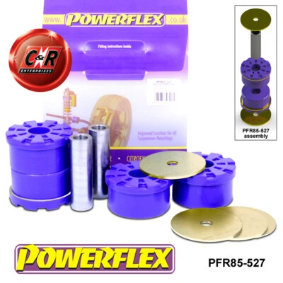 Powerflex Telaietto Posteriore Anteriore Supporto Spazzole Per VW Golf MK5 Forti - Immagine 1 di 4