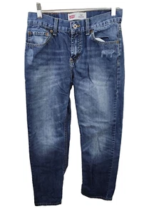 Levis 514 Boys 18 Reg Blue Straight Leg Denim Jeans - Picture 1 of 8