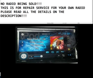 PIONEER AVH-X4500BT TOUCH SCREEN REPAIR SERVICE IF BROKEN OR UNREPONSIVE. READ!! - Picture 1 of 1