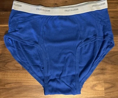 Un par de calzoncillos vintage Fruit Of The Loom azul brillante color de moda XL para hombre Foto 1 de 4