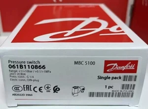 NUEVO INTERRUPTOR DE PRESIÓN DANFOSS MBC5100 061B110866 FEDEX O DHLL - Imagen 1 de 1