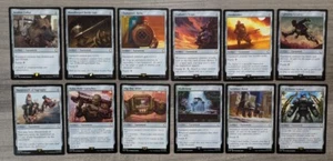 MTG Magic Set of 12 Colorless Artifact Equipment Commander Fallout PIP - Picture 1 of 1