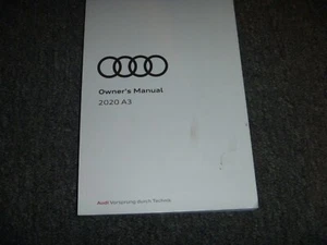 Audi A3 Quattro 2020 sedán manual del propietario guía del usuario Premium Plus xz - Imagen 1 de 1
