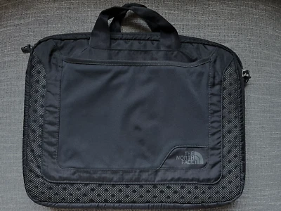 The North Face Lightweight Laptop Nylon Sleeve Case Bag Briefcase Black 15x12 - Image 1 of 3