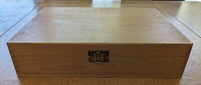 Vintage Wooden 35mm Slide Storage Box - Holds 124 Slides • 11.51€