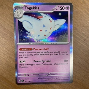 Pokémon SV: Obsidian Flames - Togekiss 085/197 - Holo Rare [NM] - Picture 1 of 2