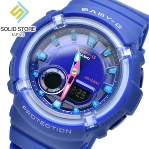 CASIO BABY-G BGA-280DN-2AJF Skeleton Index Analog Digital Watch Blue 43.4mm - Picture 1 of 6