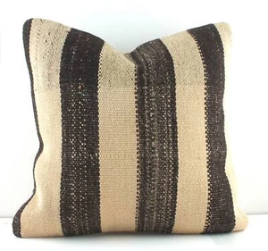 Funda de Almohada Decorativa Hecha a Mano Turca Kilim 18x18 Kilim Sofá Almohada - Imagen 1 de 10