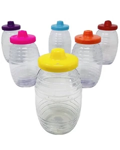 6 x 1/2 Lt - 16oz vitroleros aguas frescas favorite drink new Mexico w/straws - Picture 1 of 8