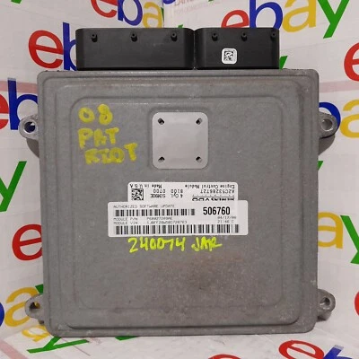 🔥 2007-2010 Jeep Compass Patriot Caliber ECM Engine Control Module P68027209AE Foto 1 de 2