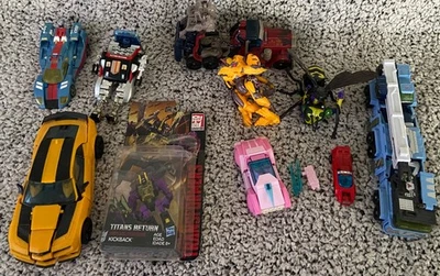 Лот из 10 винтажных Go-Bots и трансформеров, пожалуйста, смотрите фотографии - Изображение 1 из 4