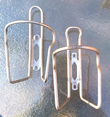 Две клетки для бутылок с водой Blackburn из нержавеющей стали дорожные/горные - 1 пара клеток - Изображение 1 из 4