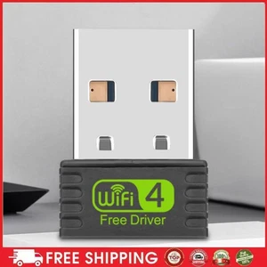 2.4GHz WiFi Receiver 150Mbps USB Dongle Wi-Fi Adapter Free Drive for PC Laptop - Bild 1 von 12