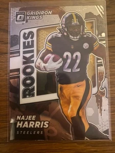 2021 Panini Donruss Optic NAJEE HARRIS Rookies Gridiron Kings RC #RGK-11 Card - Bild 1 von 3