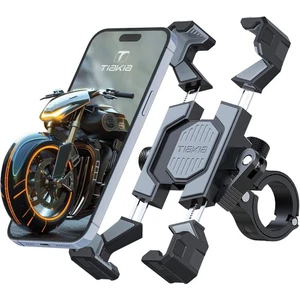 Motorcycle Phone Mount, 360 Rotation, 4-Claw Design, H-Shaped, Sturdy and Dur... - Picture 1 of 7