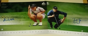 Julie Inkster / Zach Johnson 2004 Sp Signature Golf Signature Shots. - Bild 1 von 5