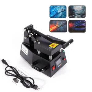 Digitale Etiketten Einzel Hitze Presse Maschine 600W Kleidung LOGO Druck 0-250 110V - Bild 1 von 11